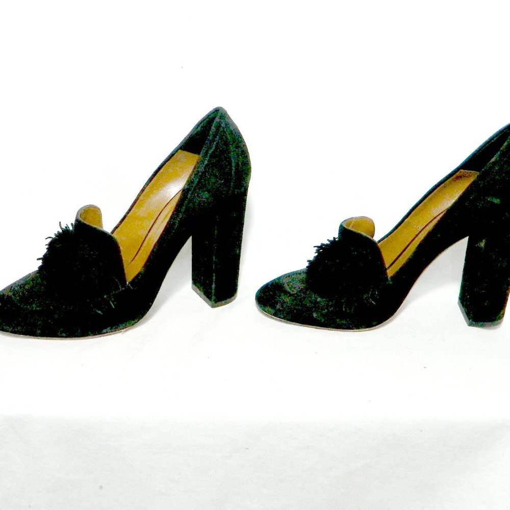 Aquazzura Wild Thing Fringe Black Pumps EU 38.5 - Picture 5 of 8